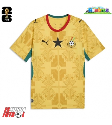 Ghana Segunda Equipación Mundial 2026 Manga Corta
